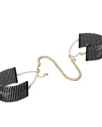 Désir Métallique Metal Mesh Handcuffs Unique Wrist Restraints