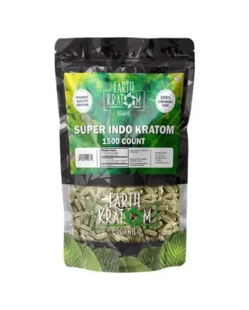 Earth Kratom 1500ct Capsules Super Indo