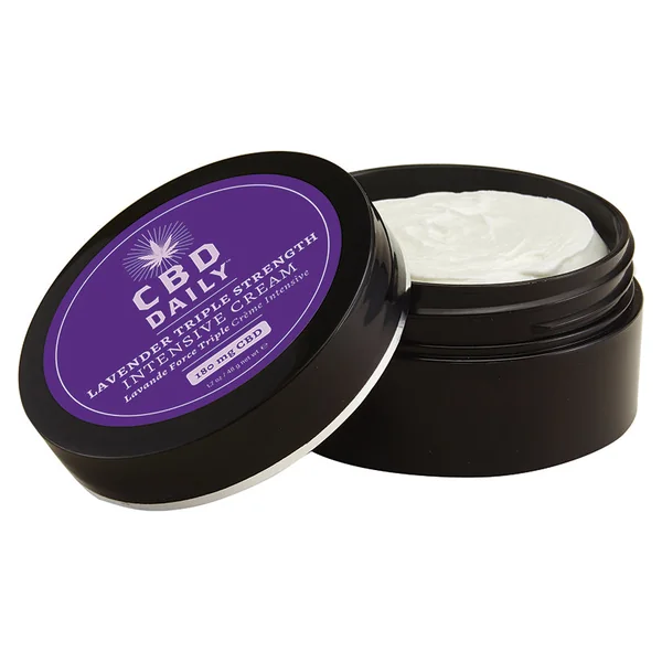 Earthly Body CBD Daily Intensive Cream Triple Strength - Lavender 1.7oz