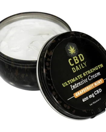 Earthly Body CBD Daily Intensive Cream Ultimate Strength - Grapefruit Mint 5oz