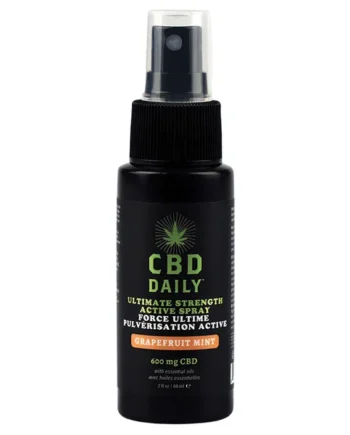Earthly Body CBD Daily Ultimate Strength Active Spray - Grapefruit Mint 2oz