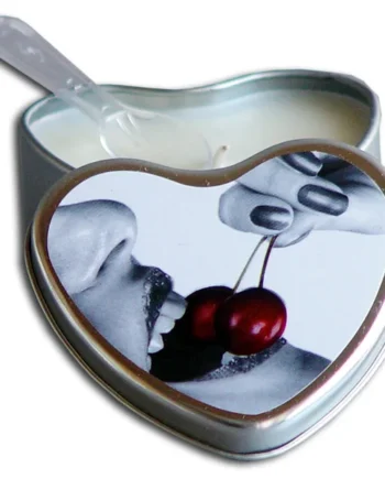 Earthly Body Edible Massage Candle - Cherry 4oz