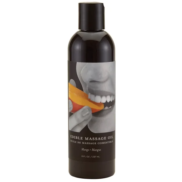 Earthly Body Edible Massage Oil – 8 oz Mango