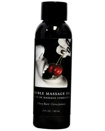 Earthly Body Edible Massage Oil - Cherry 2oz