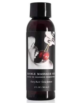 Earthly Body Edible Massage Oil - Cherry Flavour