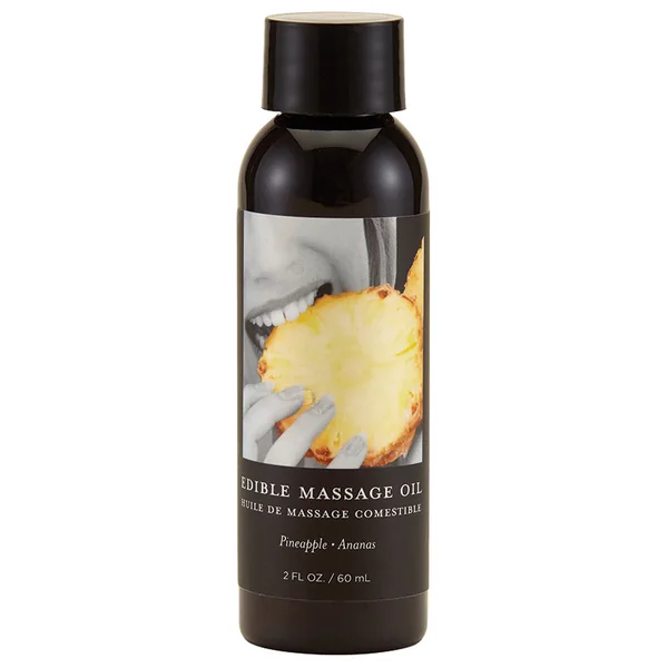 Earthly Body Edible Massage Oil - Pineapple 2oz