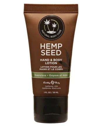 Earthly Body Hemp Seed Hand & Body Lotion - Guavalava 1oz