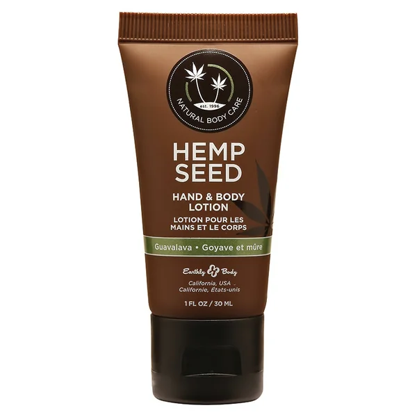 Earthly Body Hemp Seed Hand & Body Lotion - Guavalava 1oz