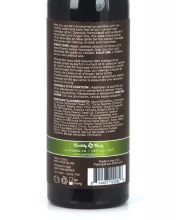 Earthly Body Hemp Seed Massage Lotion – 2 oz Guavalava
