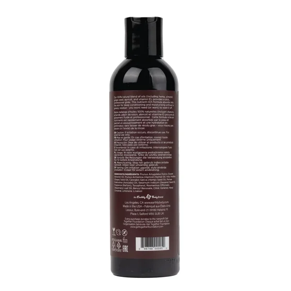 Earthly Body Massage & Body Oil – 8 oz Naked in the Woods