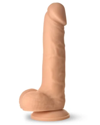 Easy Riders 7" Silicone Dildo with Balls