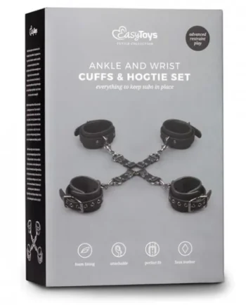 Easy Toys Ankle and Wrist Cuffs and Hogtie Set