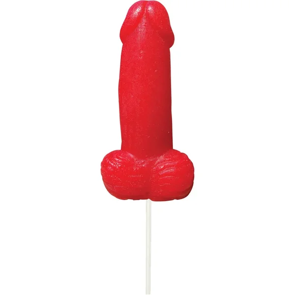 Eat Me Jumbo Gummy Cock Pop – Strawberry Red