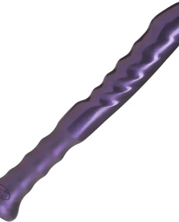 Echo Handle Silicone Dildo by Tantus - Amethyst