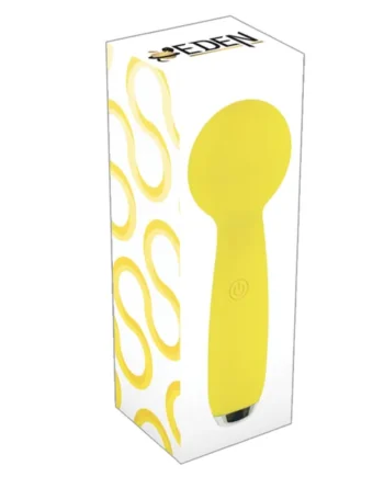 Eden Petites Lil Exclaim Mini Wand Vibrator - Yellow