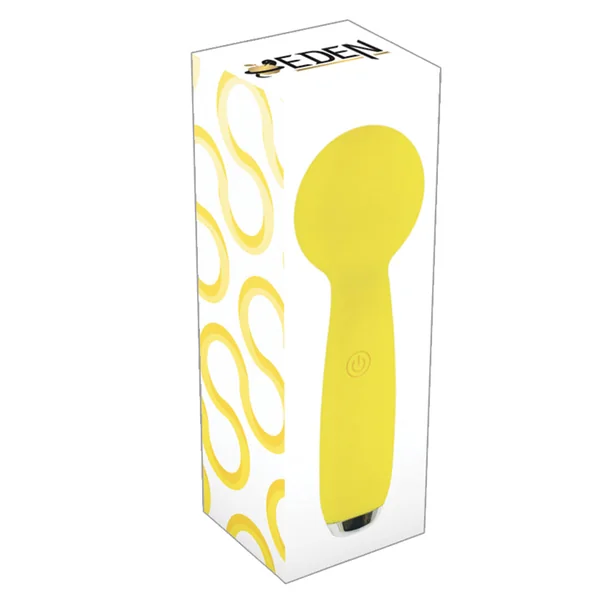Eden Petites Lil Exclaim Mini Wand Vibrator - Yellow