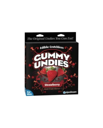 EDIBLE MALE GUMMY UNDIES STRAWBERRY