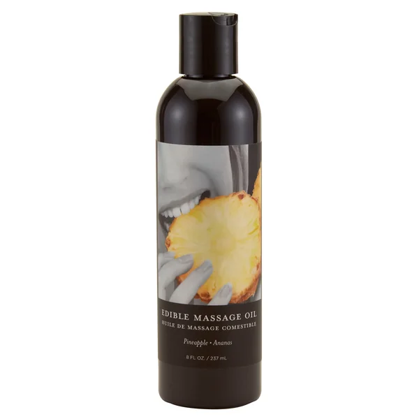 Edible Massage Oil - Pineapple - 8 Fl. Oz.