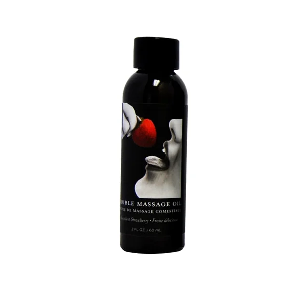 Edible Massage Oil - Strawberry - 2 Fl. Oz.