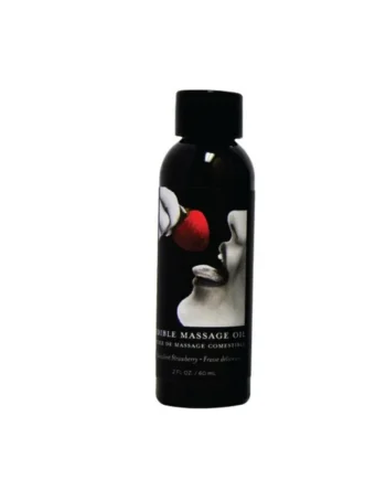 EDIBLE MASSAGE OIL STRAWBERRY 2 OZ