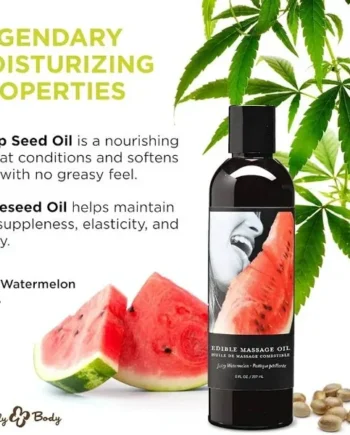 EDIBLE MASSAGE OIL WATERMELON 2 oz