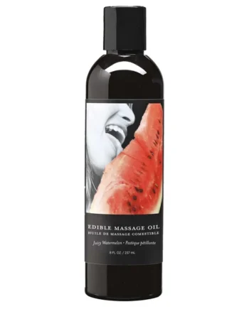 Edible Massage Oil - Watermelon - 8 Fl. Oz.