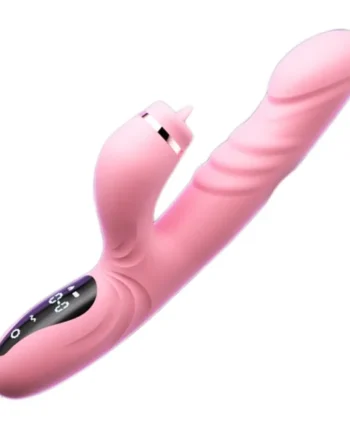 Electric Heated Vibrator Automatic Sucking Thrusting Machine For Women