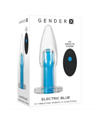 Electric Vibrating Anal Plug by Gender X