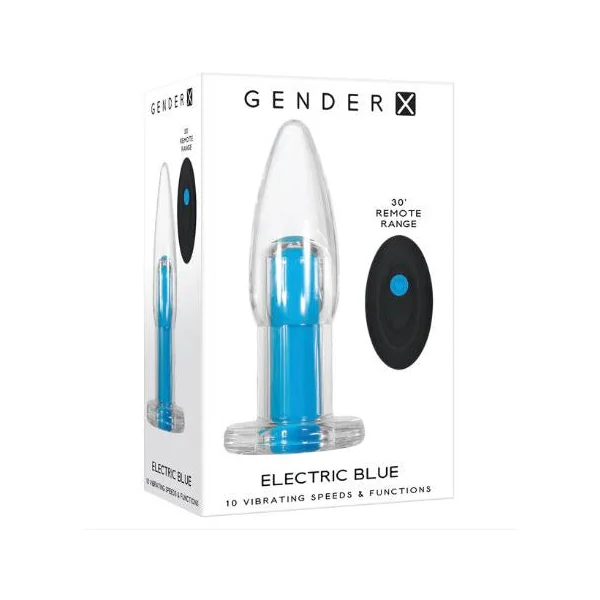 Electric Vibrating Anal Plug by Gender X