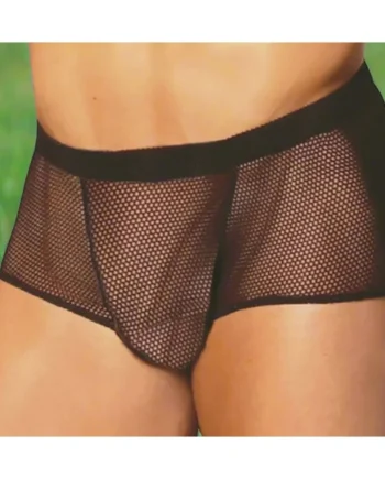 Elegant Moments Mens Fishnet Boxer