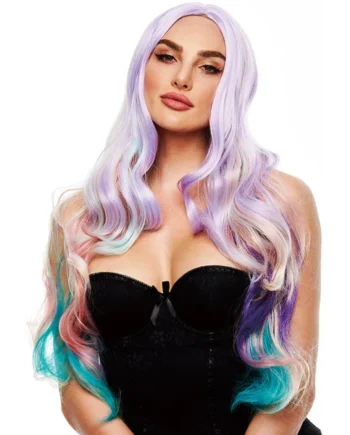 Ella Wig in Pastel Rainbow
