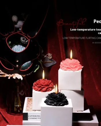 EmberIntimacy Blooming Peony Wax Play Candle