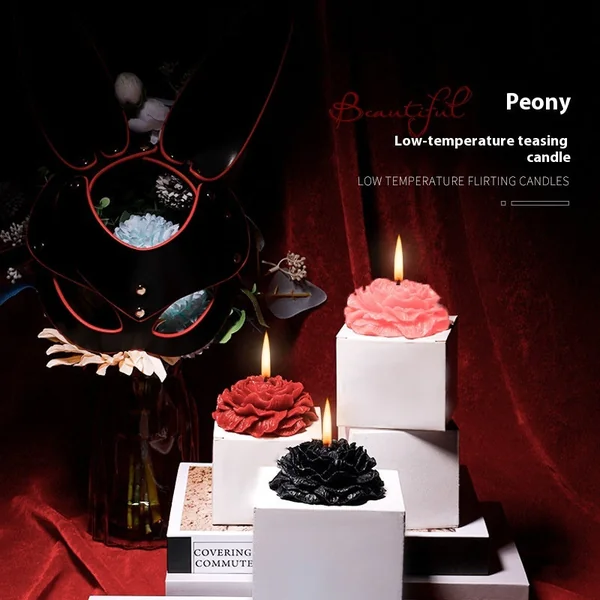 EmberIntimacy Blooming Peony Wax Play Candle