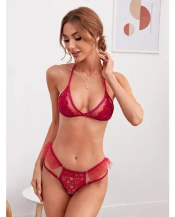 EmberIntimacy Scarlet Muse Lace Set