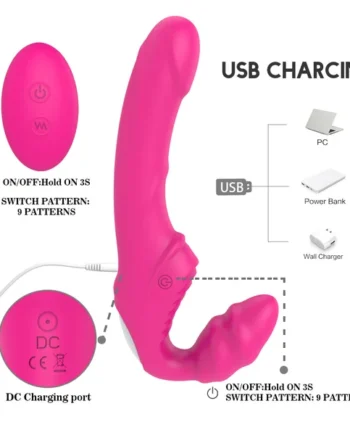EmberIntimacy's Duet - U-Shaped Wearable Couples & Lesbian Vibrator