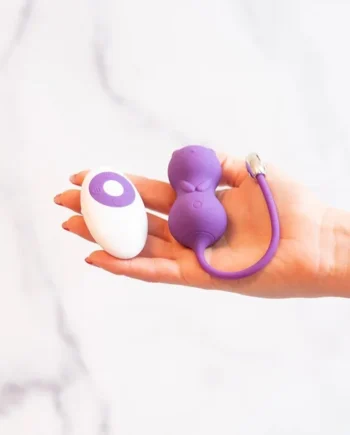 Emojibator Paula Kitty Cat Kegel Vibrator With Remote