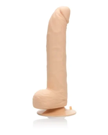 EMPEROR 6.75 BEIGE SILICONE G 10 FUNCTION VIBRATIG DILDO “