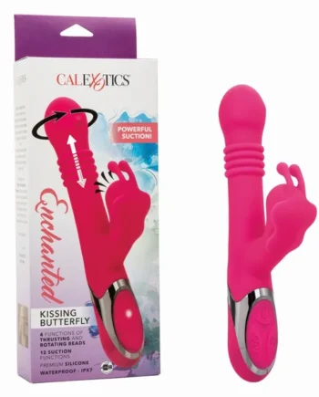 Enchanted Kissing Butterfly Thrusting Vibrator by Cal Exotics