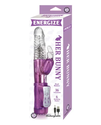 Energize Her Bunny 1 Rabbit Vibrator - Purple