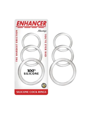 Enhancer Silicone Cockrings-Clear