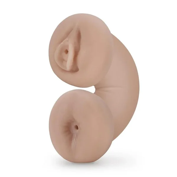 EnLust Tasha Soft and Wet Glow in the Dark Dual End Stroker – Pussy – Vanilla