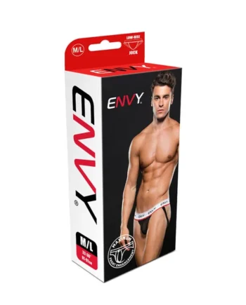 ENVY LOW-RISE JOCK BLACK M/L