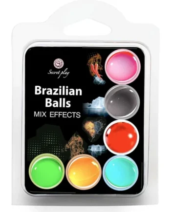 Erotic Lubricating Massage Balls - Brazilian Balls | 6 Unique Effects