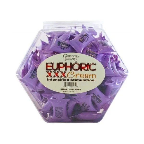 Euphorix XXX Cream - 72 Piece Fishbowl - 10 ml Pillows