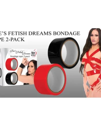 Eve's Fetish Dreams Bondage Tape 2pk by Adam & Eve