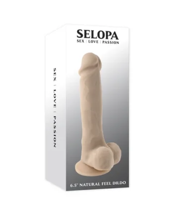 EVOLVED 6.5 IN NATURAL FEEL DILDO LIGHT