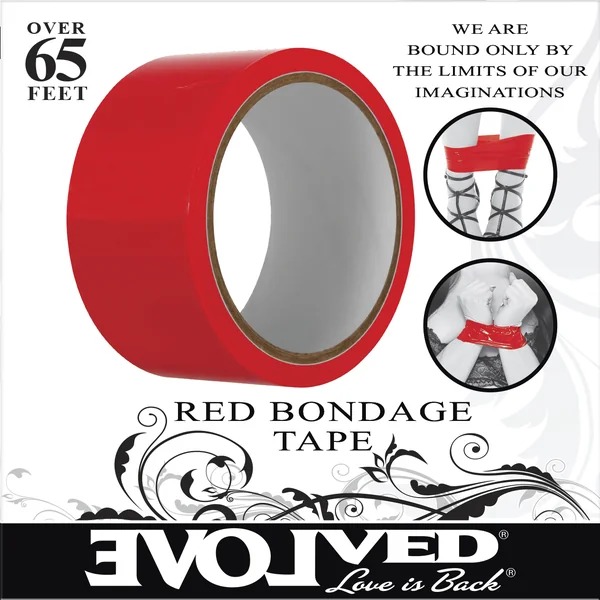 EVOLVED BONDAGE TAPE RED 65 FT