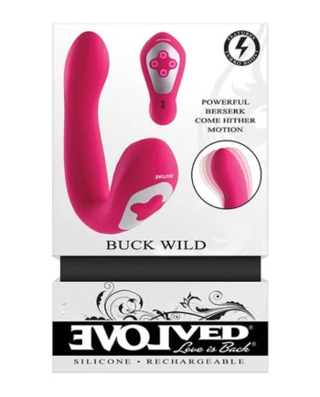 Evolved Buck Wild Come Hither Dual End Massager - Pink