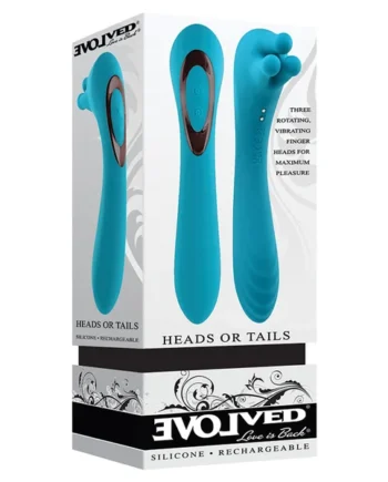 Evolved Heads Or Tails Rotating Clitoral Stimulator