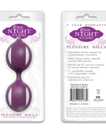 Evolved One Night Stand Pleasure Balls Kegel Trainer Purple